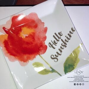 Lenox Hello Sunshine Floral Trinket Dish